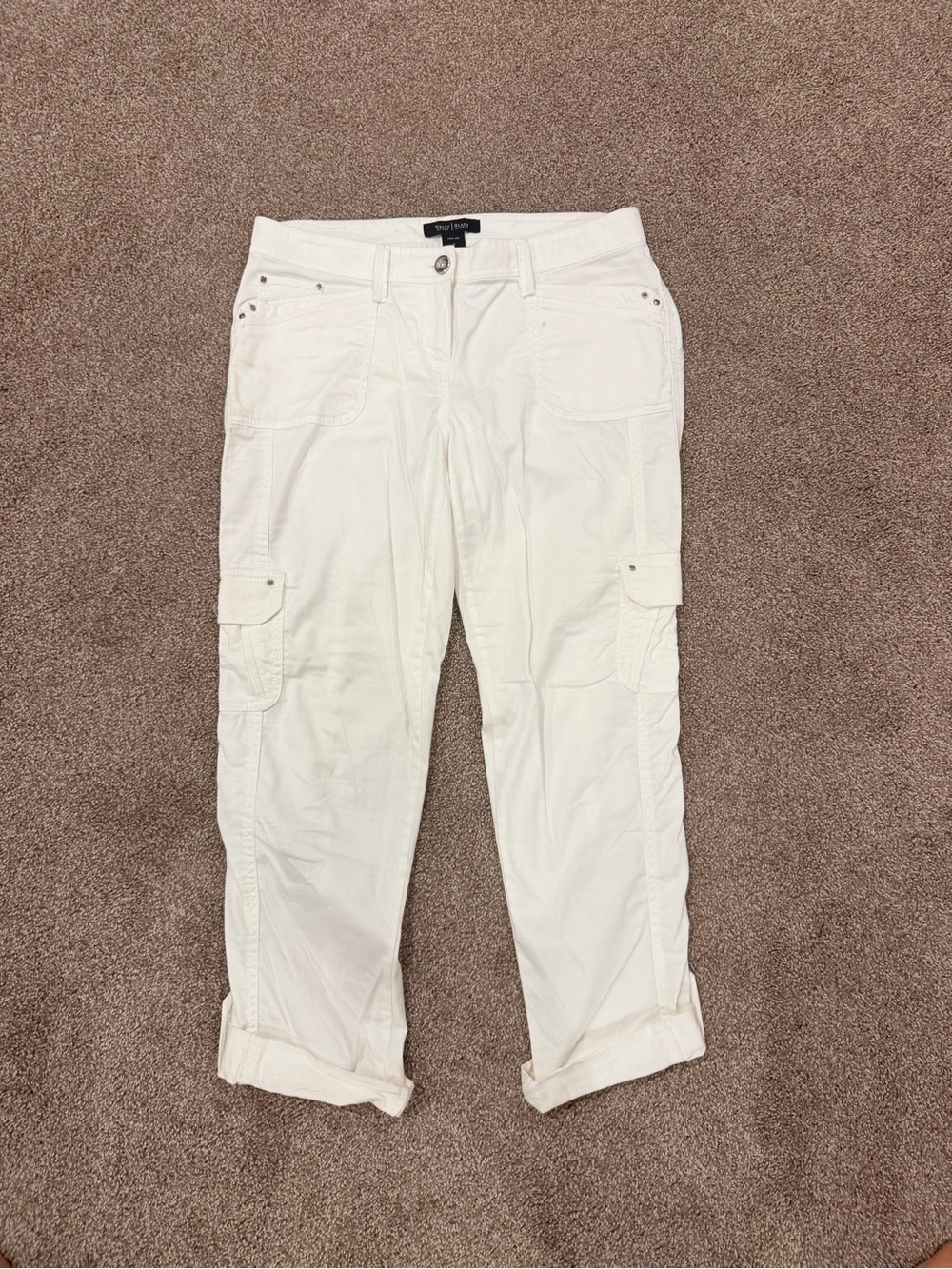 White House Black Market White Cargo Women’s Pants - Size 2